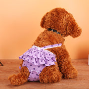 Teddy Dog Menstrual Polka Dot Skirt Physiological Pants