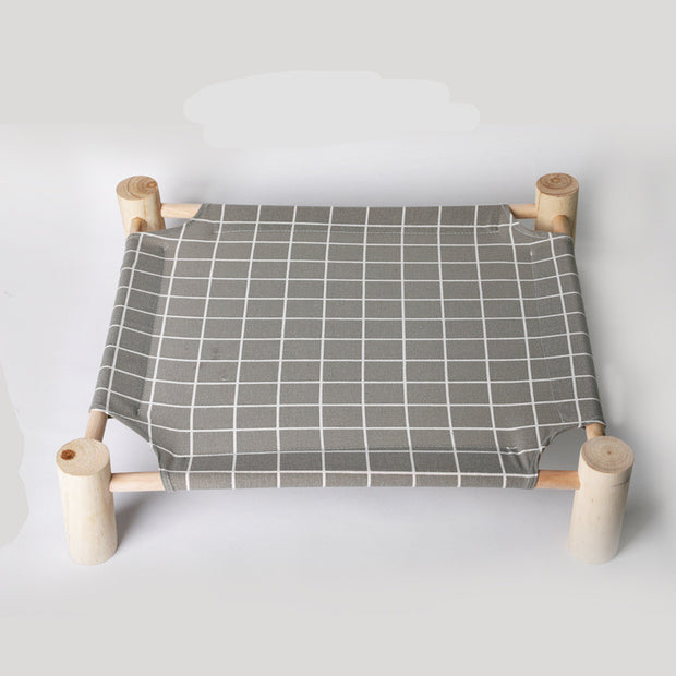 Solid Wood Pet Bed, Removable and Washable