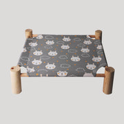 Solid Wood Pet Bed, Removable and Washable