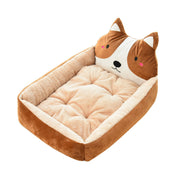 Large Cat and Dog Beds 7 Colors Warm Cozy Soft Fleece Nest