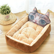 Large Cat and Dog Beds 7 Colors Warm Cozy Soft Fleece Nest