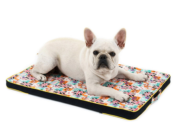 Thickened Pet Printing Canvas Dog Mats Dog Bed Mats Dog Bed Mattresses