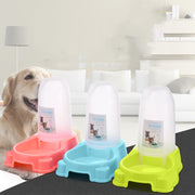 Pet Automatic Food Water Dispenser Puppy Kitten Feeder Bowl Dog Drinker Feeding Dish