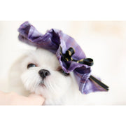 Dog Spring And Summer Cat Lace Dress Jk Plaid Big Bow Pleated Dress