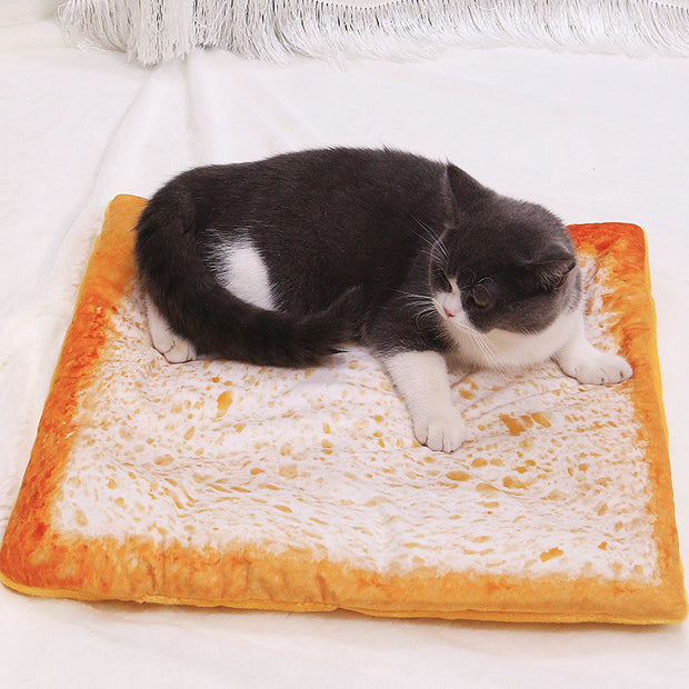 Simulation 3D Pizza Avocado Omelette Toast Pet Blanket Bed