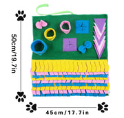 Pet Training Blanket Detachable Stitching Dog Sniffing Pad