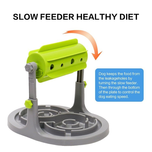 Dog slow feeder healthy diet Interactive Dog Toys