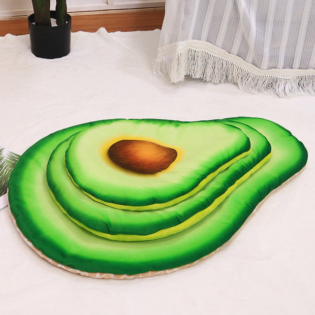 Simulation 3D Pizza Avocado Omelette Toast Pet Blanket Bed