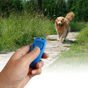 Combo Dog Clicker Whistle - Training Pet Trainer Click Puppy With Guide With Key Ring