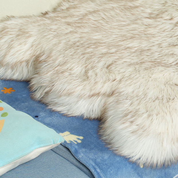 Fluffy Long Plush Warm Pet Blanket