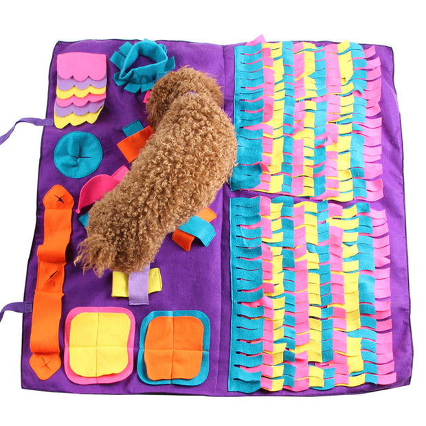 Pet Training Blanket Detachable Stitching Dog Sniffing Pad