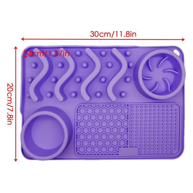 Multi-functional Pet Food Bowl Slow Food Dinner Basin Pad