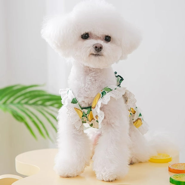 Dog Clothes Thin Breathable Strap Skirt