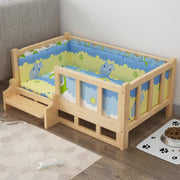 Summer Wooden Dog Bed